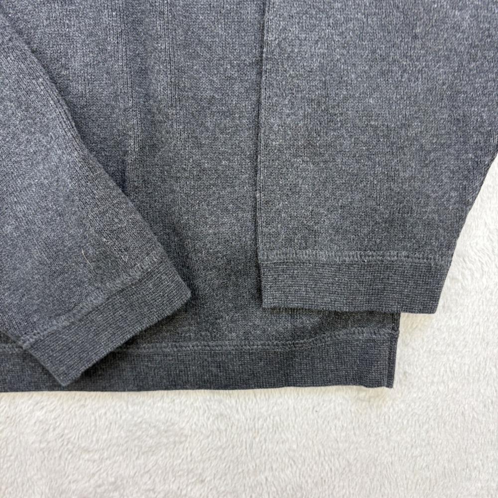 Eddie Bauer Sweater Mens XL Gray Fair Isle Geometric Knit Pullover Cotton Casual - Picture 5 of 10